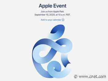 5G iPhone 12 event set: Apple's online-only launch will be Sept. 15     - CNET