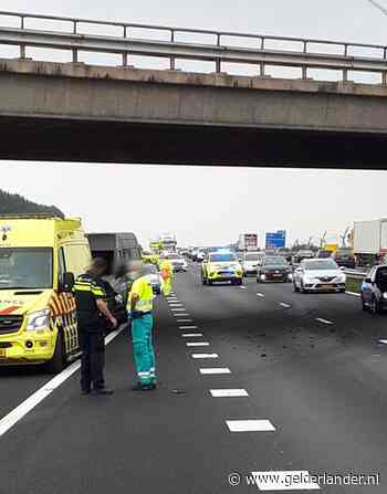 File opgelost na eerder ongeval op A15 bij Wadenoijen