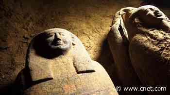 Stunning find in Egypt: Trove of sealed 2,500-year-old human coffins     - CNET