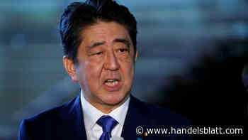 Regierungschef Shinzo Abe: Neuwahlen in Japan möglich - Handelsblatt