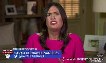 Sarah Sanders says Trump didn't always give 'the highest level of respect' to military