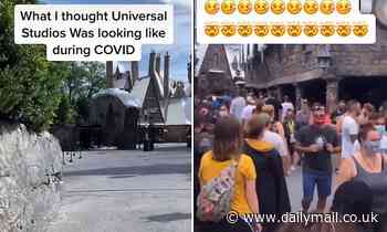Coronavirus US: Universal theme park looks PACKED in TikTok video