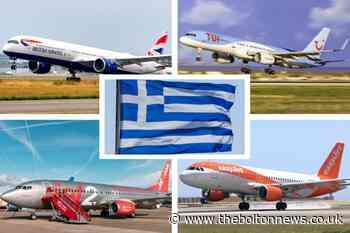 Jet2, TUI, British Airways, Ryanair and easyJet issue update on flights to Greece