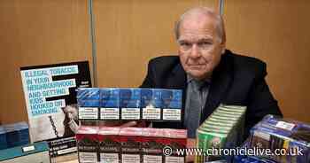 The huge haul of illicit cigarettes seized in County Durham