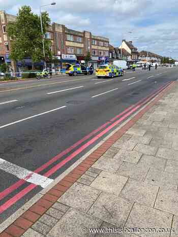 Cheam: Biker in hospital with 'life-changing injuries'