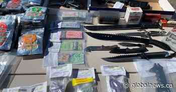 3 charged after ‘dangerous drugs and weapons’ seized in Red Deer