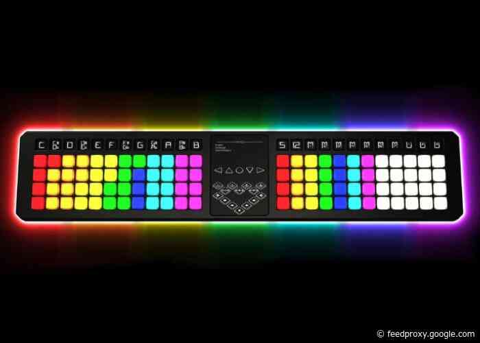 TheoryBoard Thy333  music theory MIDI controller raises over  $950,000 via Kickstarter