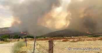 7,300-acre fire in California caused by pyrotechnic used in gender-reveal photo