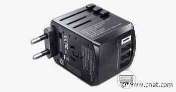 This universal travel adapter includes 3 USB ports and 1 USB-C for $7     - CNET