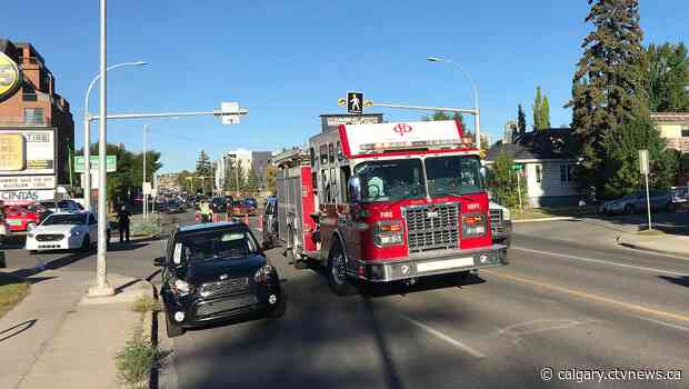 Children struck by vehicle along 17 Ave. S.W.