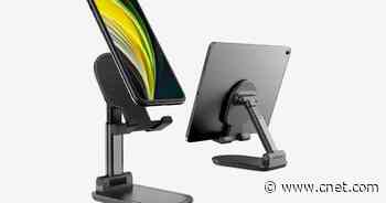 This $10 folding phone and tablet stand makes Zoom meetings more comfortable     - CNET
