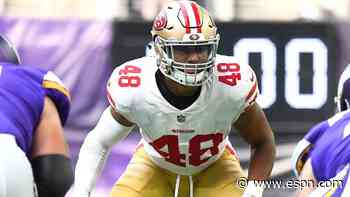 49ers activate key LB Warner from COVID list