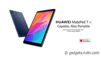 Huawei MatePad T8 With 5,100mAh Battery, MediaTek Octa-Core SoC Launched in India - Gadgets 360