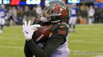 Bucs WR Evans uncertain for opener vs. Saints
