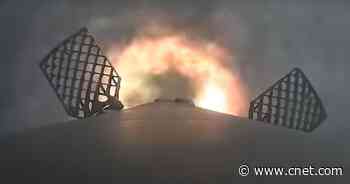 Watch a SpaceX Falcon 9 rocket launch and landing from a whole new vantage point     - CNET