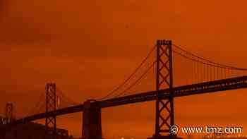 San Francisco Sky Glowing Orange from California Wildfires