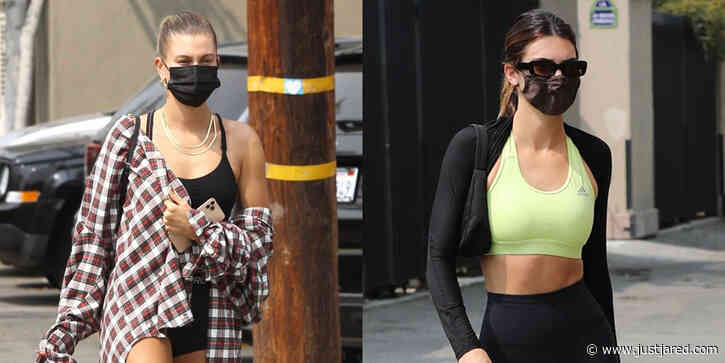 Hailey Bieber Meets Up With Kendall Jenner for Lunch in WeHo