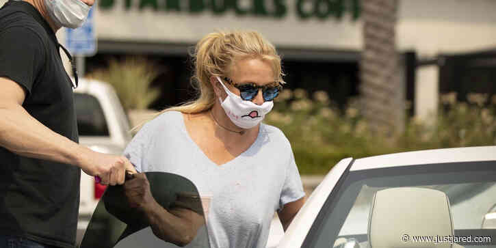 Britney Spears Goes on a Shopping & Starbucks Run in Calabasas