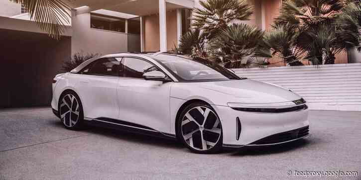 The designer of Lucid's $80,000 Tesla rival says it will be spacious enough to offer business class-like reclining seats