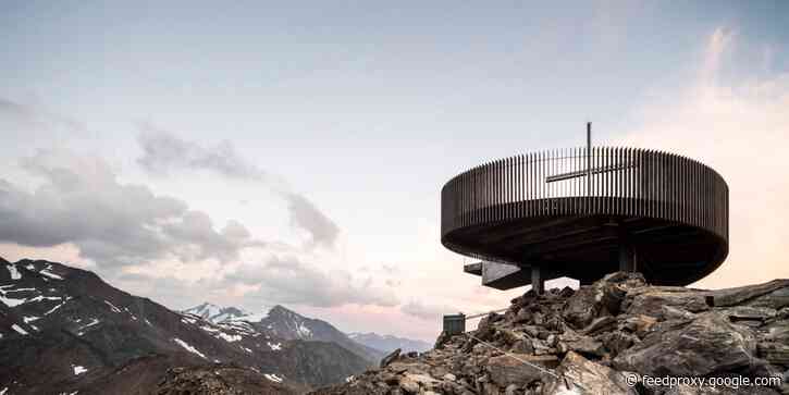 A steel-and-glass observation deck that sits 10,000 feet in the air on top of a glacier in Italy just opened to the public — take a look inside Otzi Peak