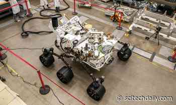NASA Mars Perseverance Test Rover’s First Drive