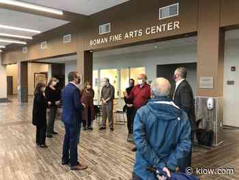 Lt. Gov. Gregg Visits Forest City, Tours Boman Fine Arts Center - Photo Gallery - KIOW