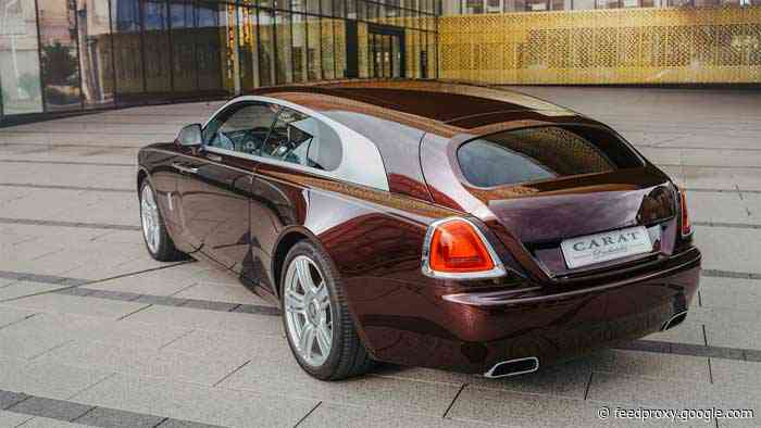 Rolls-Royce Silver Spectre started life as a Wraith