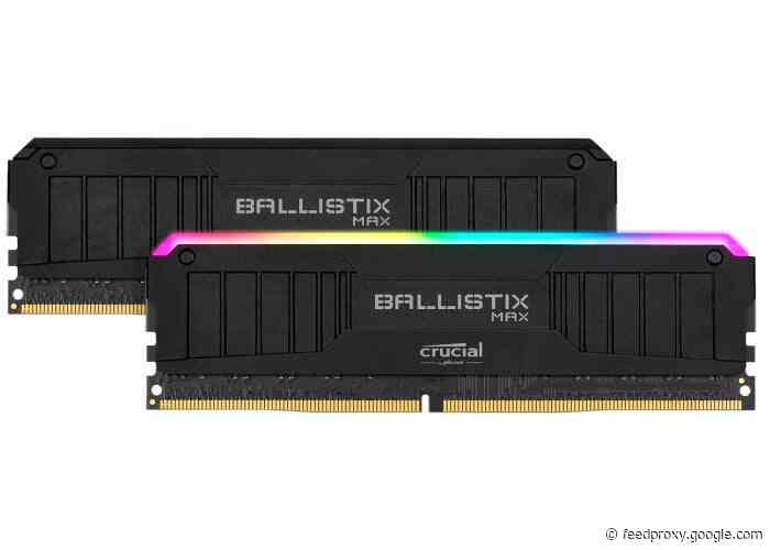 Micron Crucial Ballistix MAX 5100 gaming memory