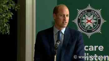 Prince William praises NI's emergency workers