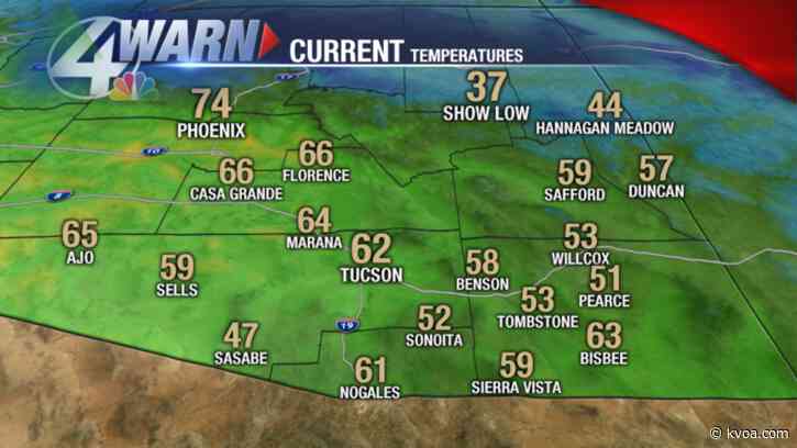 Taste of fall then a weekend warm-up