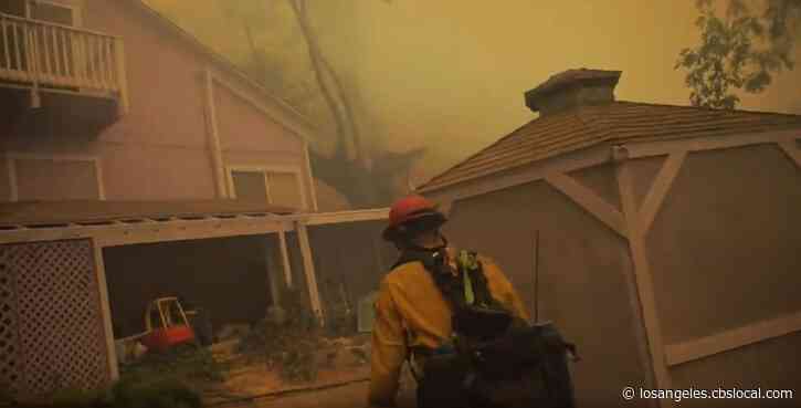 Firefighters Hold Their Ground On Stubborn El Dorado Fire In Yucaipa