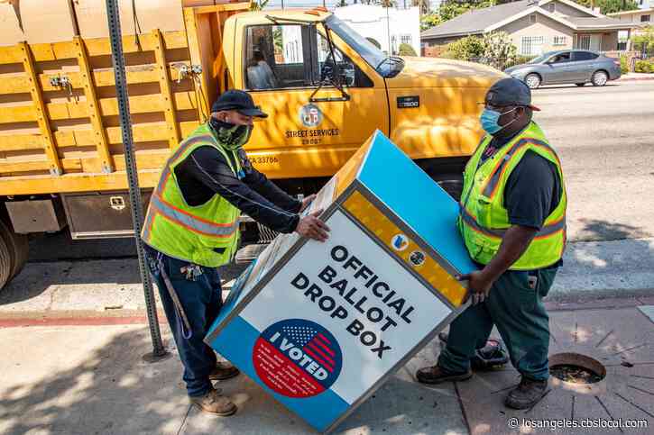 LA Begins Installing Ballot Drop Boxes Throughout City For November Election