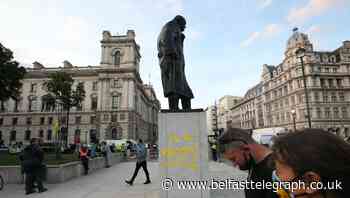 Extinction Rebellion protests end with arrest over Churchill statue graffiti