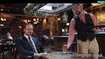 You can't pop next door for a cuppa... but can meet neighbour in pub