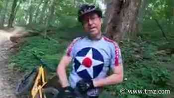 Disabled Man Scolded by Bicyclist for Using Motorbike on Park Trail