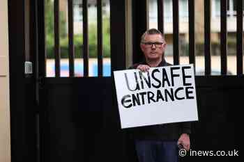 Belfast residents protest over Chinese consulate wall built without planning permission - iNews
