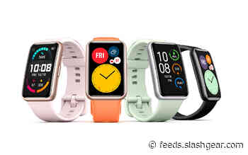 Huawei Watch Fit looks like a stretched out Apple Watch with 10-day battery