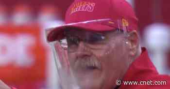 Coach Andy Reid's foggy face shield wins meme game as NFL returns     - CNET