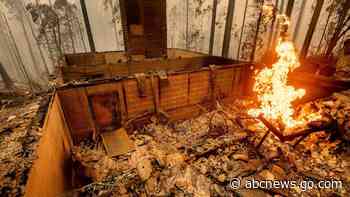 Firefighters overtaken by flames in California mountains