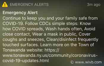 Town of Tonawanda says COVID emergency alert was a test