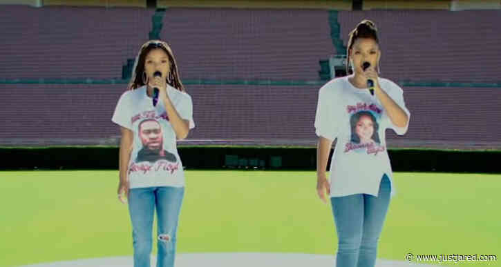 Chloe x Halle Kick Off NFL Season by Performing National Anthem - Watch Now!