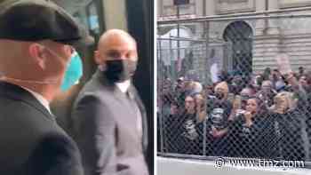 Ex-Cops in George Floyd Case Greeted by Angry Crowd Leaving Court