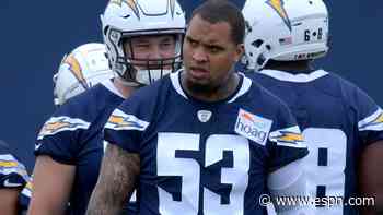 Sources: Chargers' Pouncey (hip) likely out