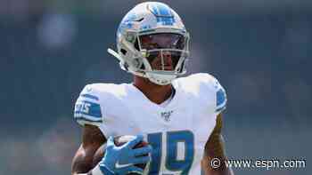 Lions WR Golladay (hamstring) doubtful vs. Bears