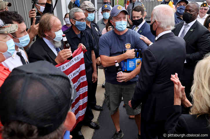 Joe Biden Follows Through On Promise, Delivers Beer To Firefighters In Shanksville
