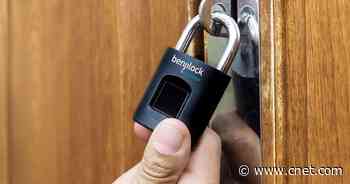 Save 15% on this smart padlock you unlock with your fingerprint (or a key)     - CNET