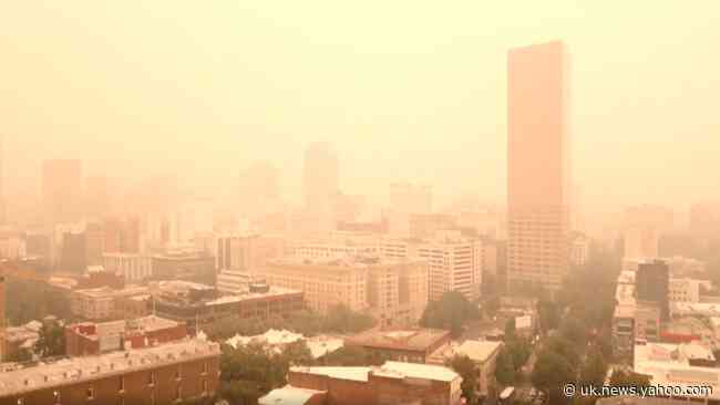Drone Footage Shows Wildfire Smoke Engulfing Portland, Oregon