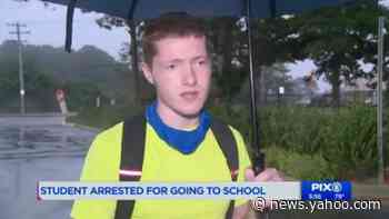 Student arrested after repeatedly going to high school on online days, NY school says