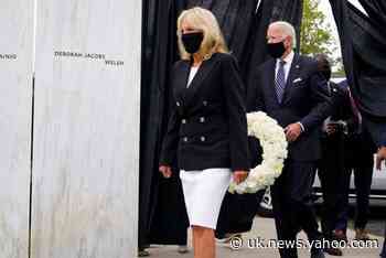 Joe Biden lays wreath at memorial to victims of Flight 93 on 19th anniversary of 9/11