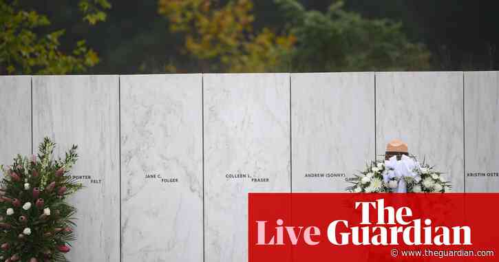 Trump and Biden attend 9/11 memorial ceremonies – US politics live